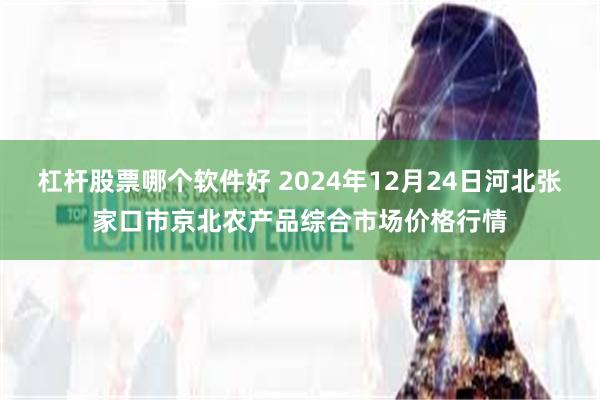 杠杆股票哪个软件好 2024年12月24日河北张家口市京北农产品综合市场价格行情